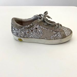 Golden Goose Kids Superstar glitter sneaker - EU28